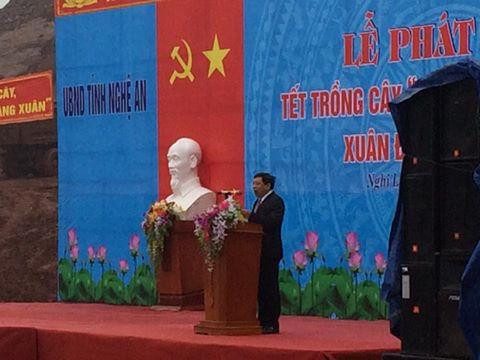 lễ phát động Tết trồng cây Xuân Đinh Dậu Năm 2017 Tại Nghệ An